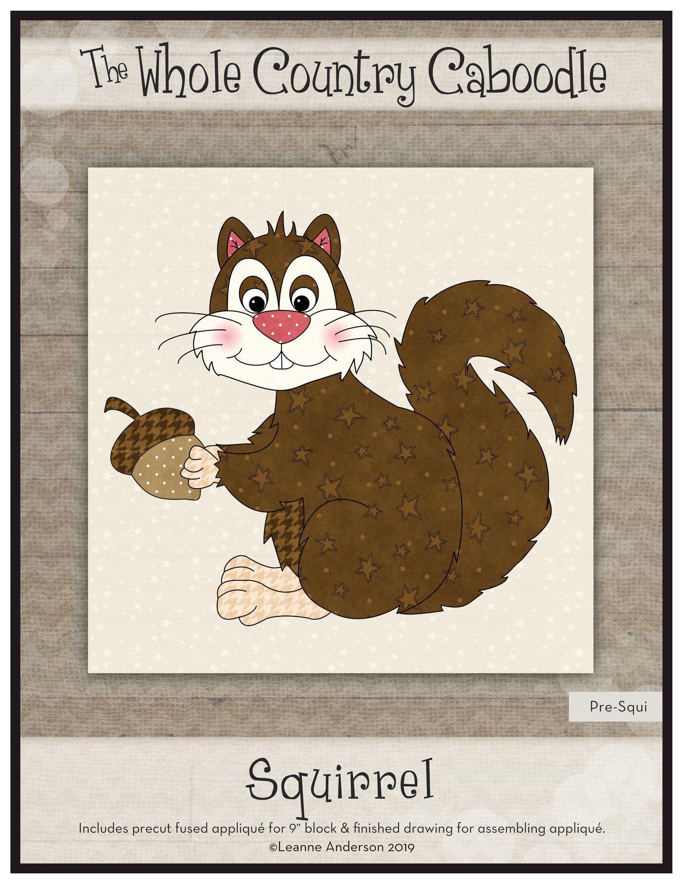 Squirrel Applique