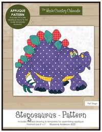 Stegosaurus Applique