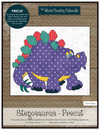 Stegosaurus Applique