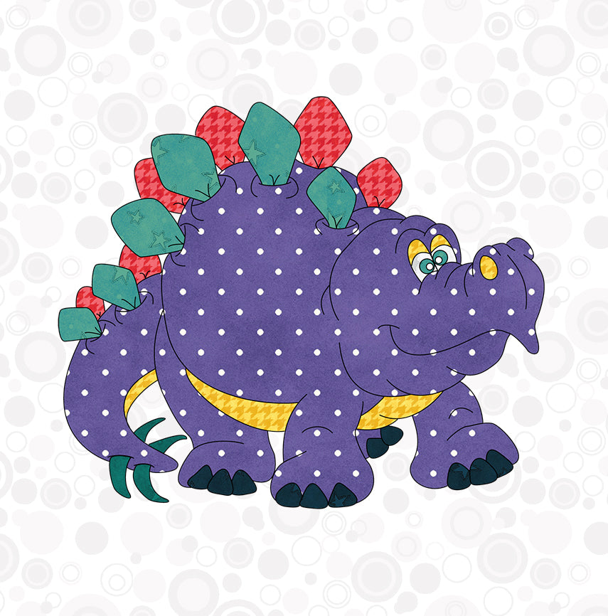 Stegosaurus Applique