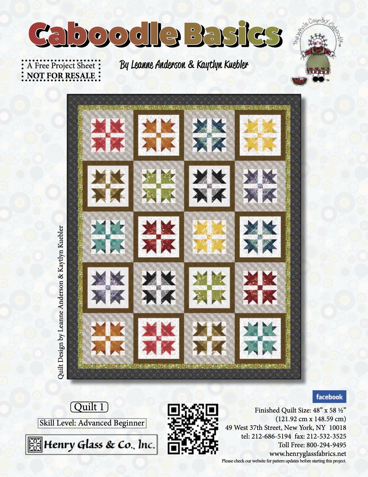 Caboodle Basics Quilt 1 Pattern (FREE Digital Download)