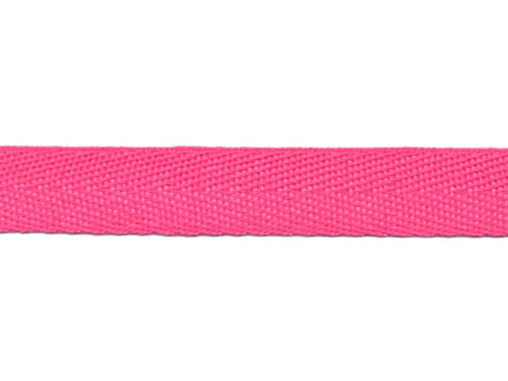 Twill Tape 1/2" - Bright Pink