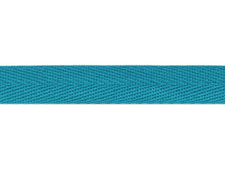 Twill Tape 1/2" - Turquoise