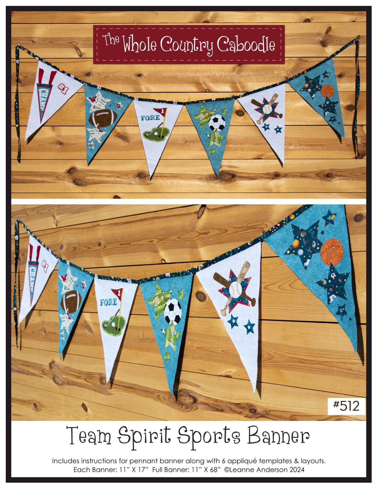 Team Spirit Sports Banner Pattern