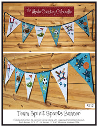 Team Spirit Sports Banner Pattern