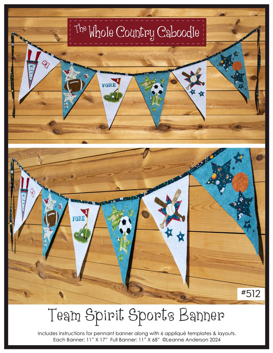 Team Spirit Sports Banner Pattern