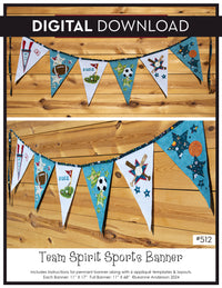 Team Spirit Sports Banner Pattern