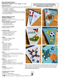 Team Spirit Sports Banner Pattern