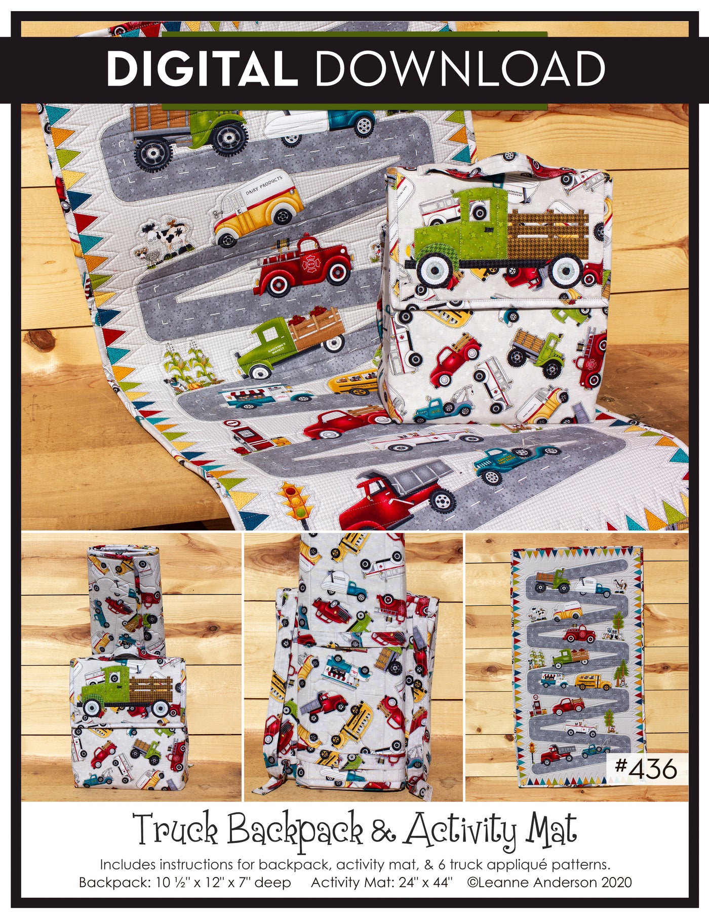 Truck Backpack & Activity Mat