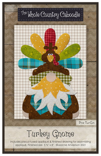 Turkey Gnome Applique