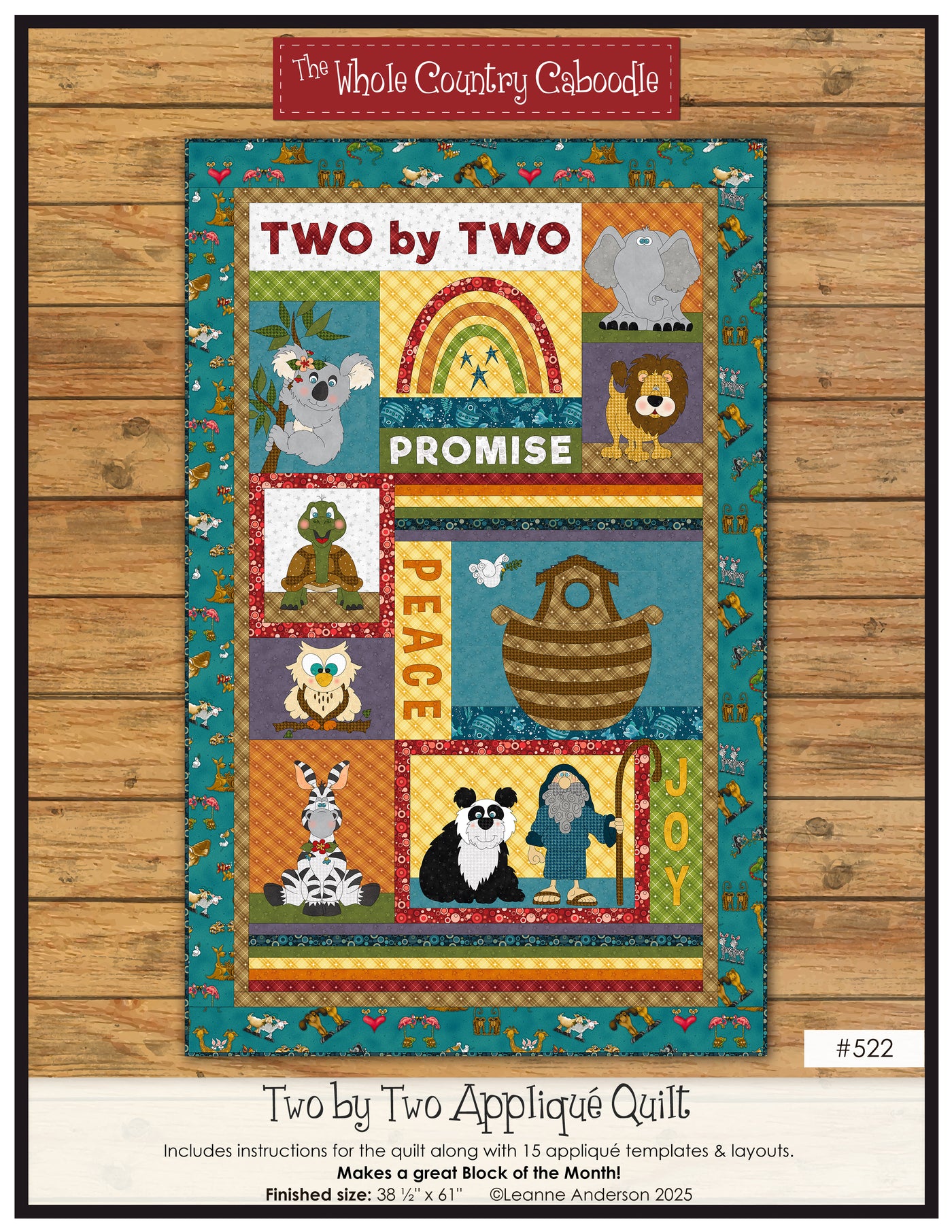 Two by Two Applique Quilt
