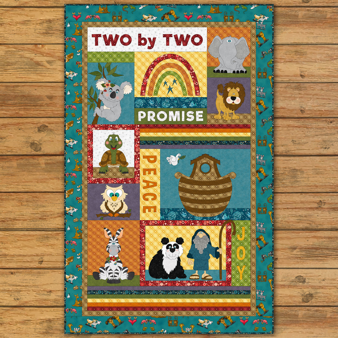 Two by Two Applique Quilt