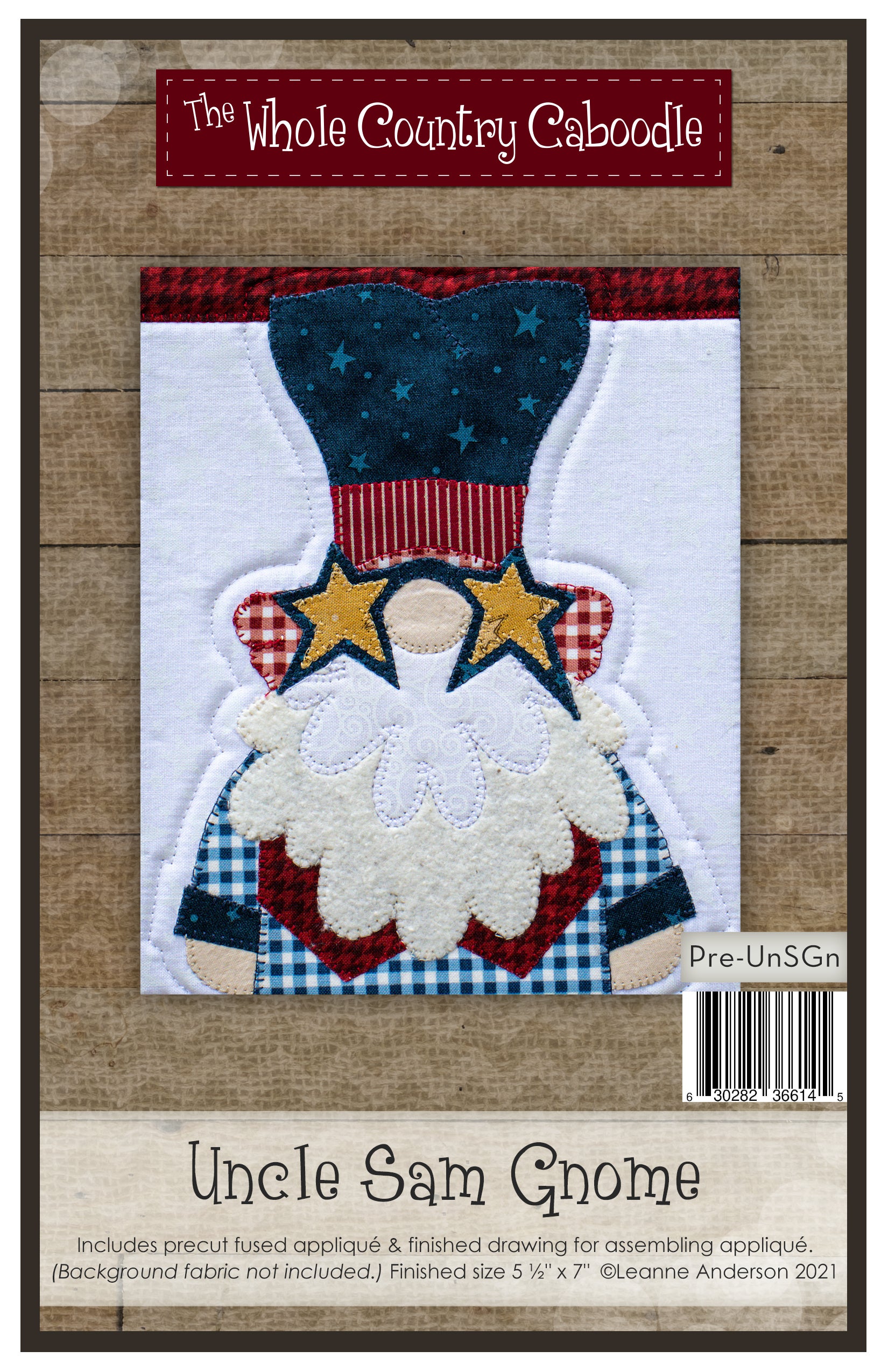 Uncle Sam Gnome Applique