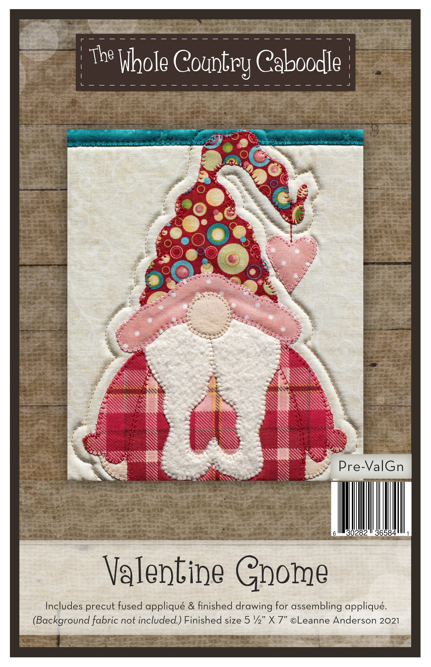 Valentine Gnome Applique