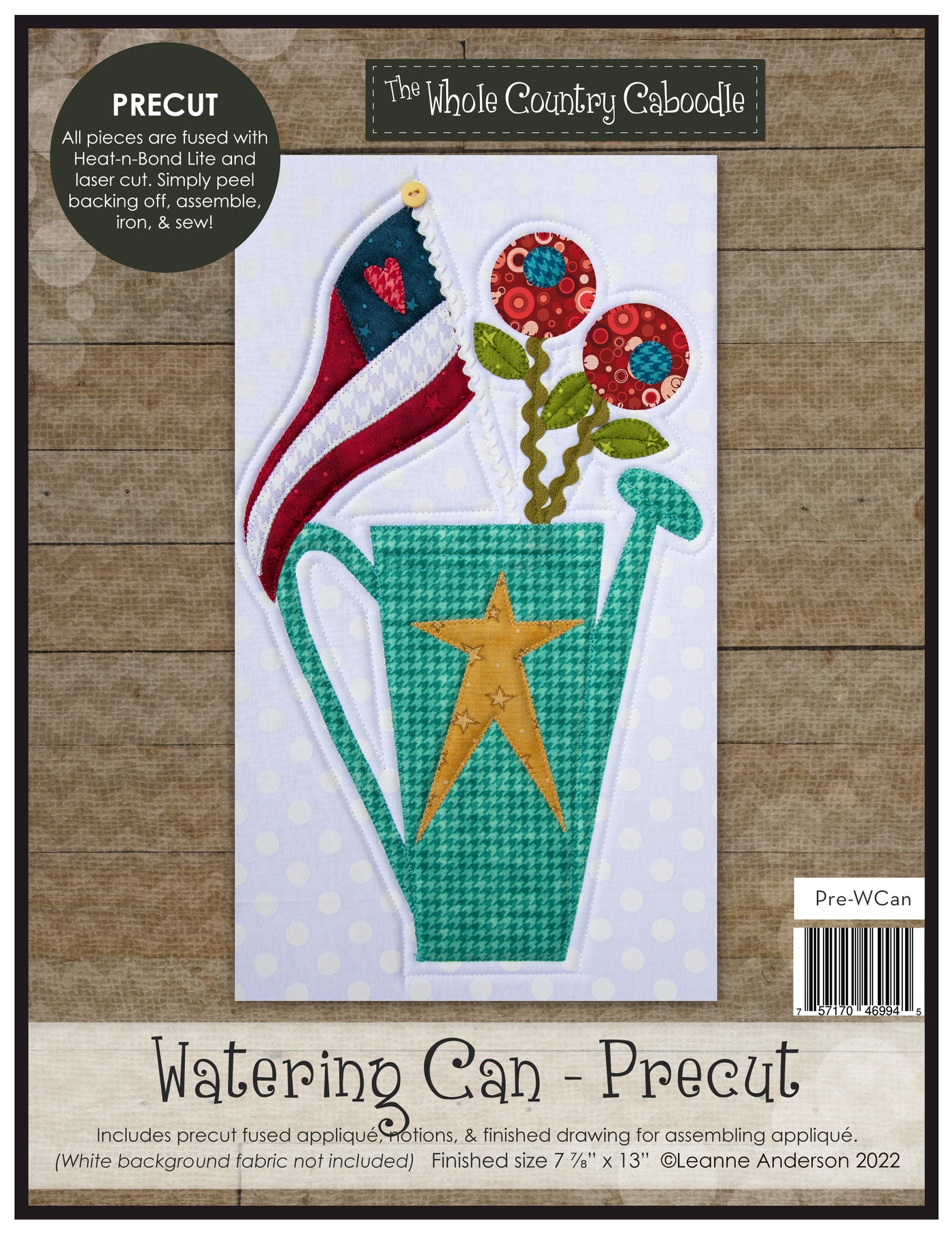 Watering Can Applique