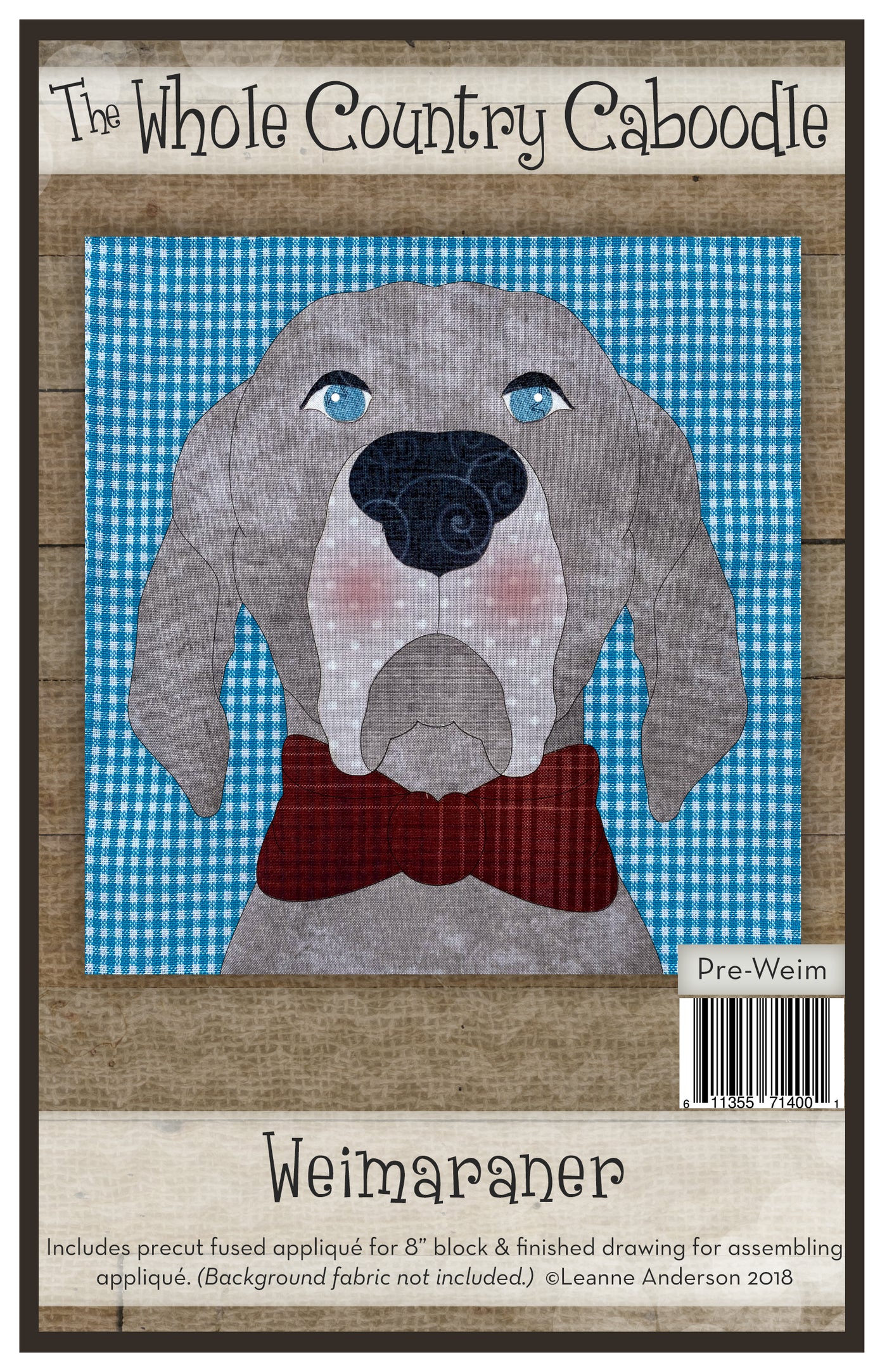 Weimaraner Applique