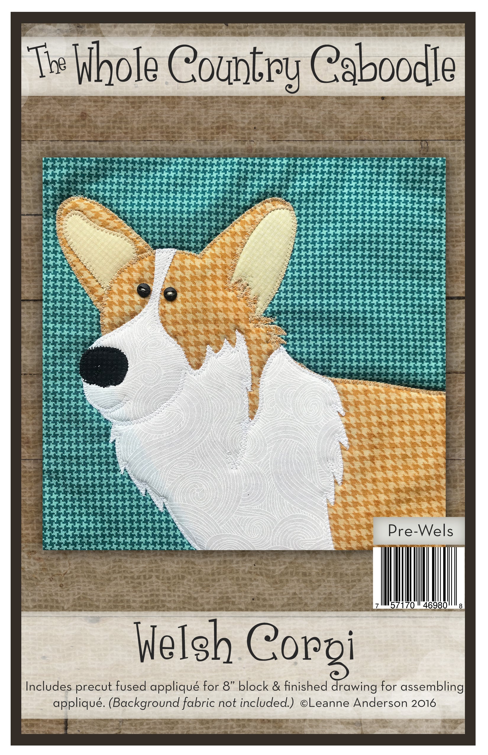 Welsh Corgi Applique
