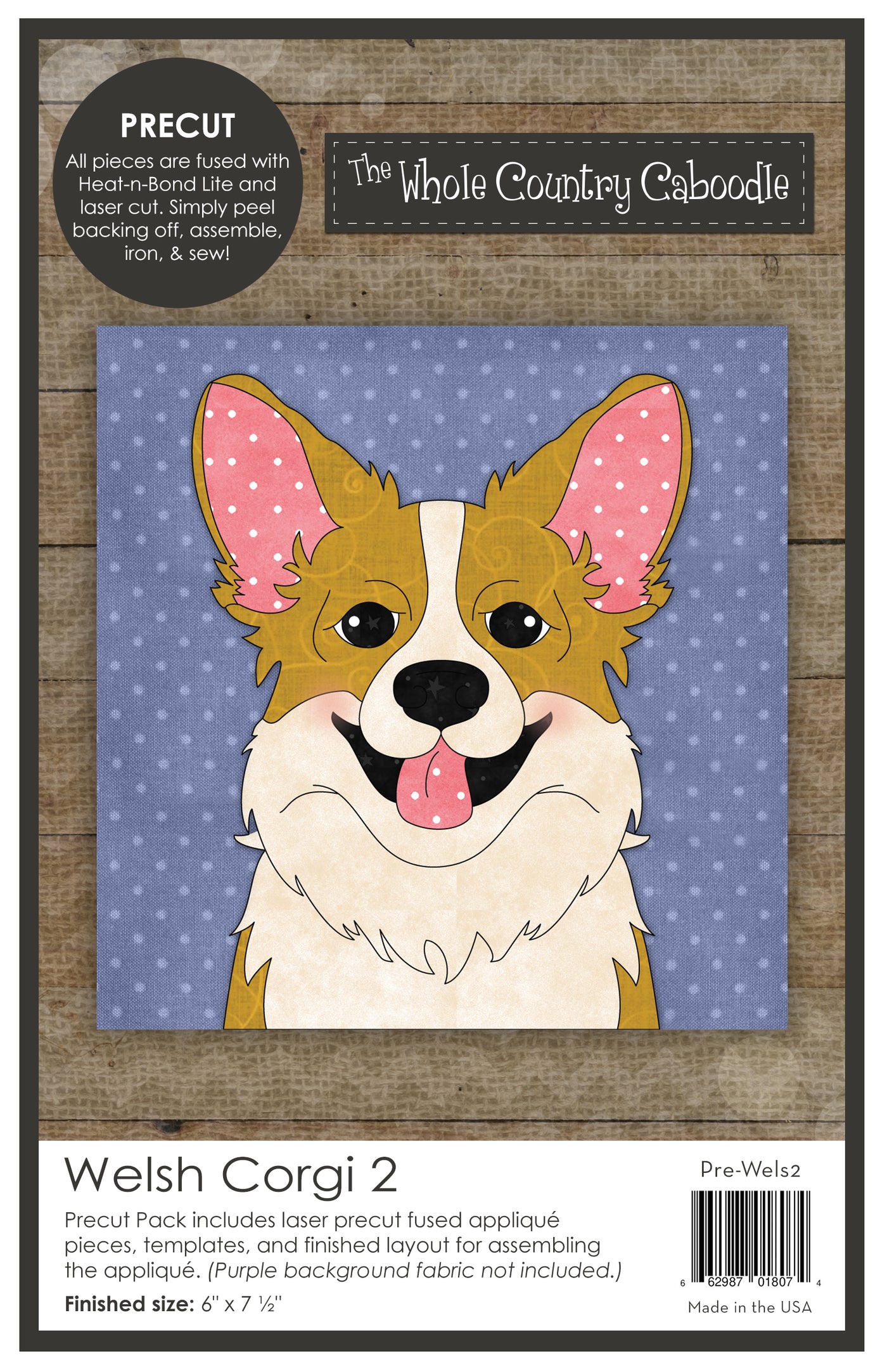 Welsh Corgi 2 Applique