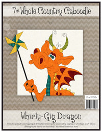 Whirly Gig Dragon Applique