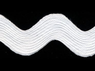 Jumbo Ric Rac White - 1 yd Cut