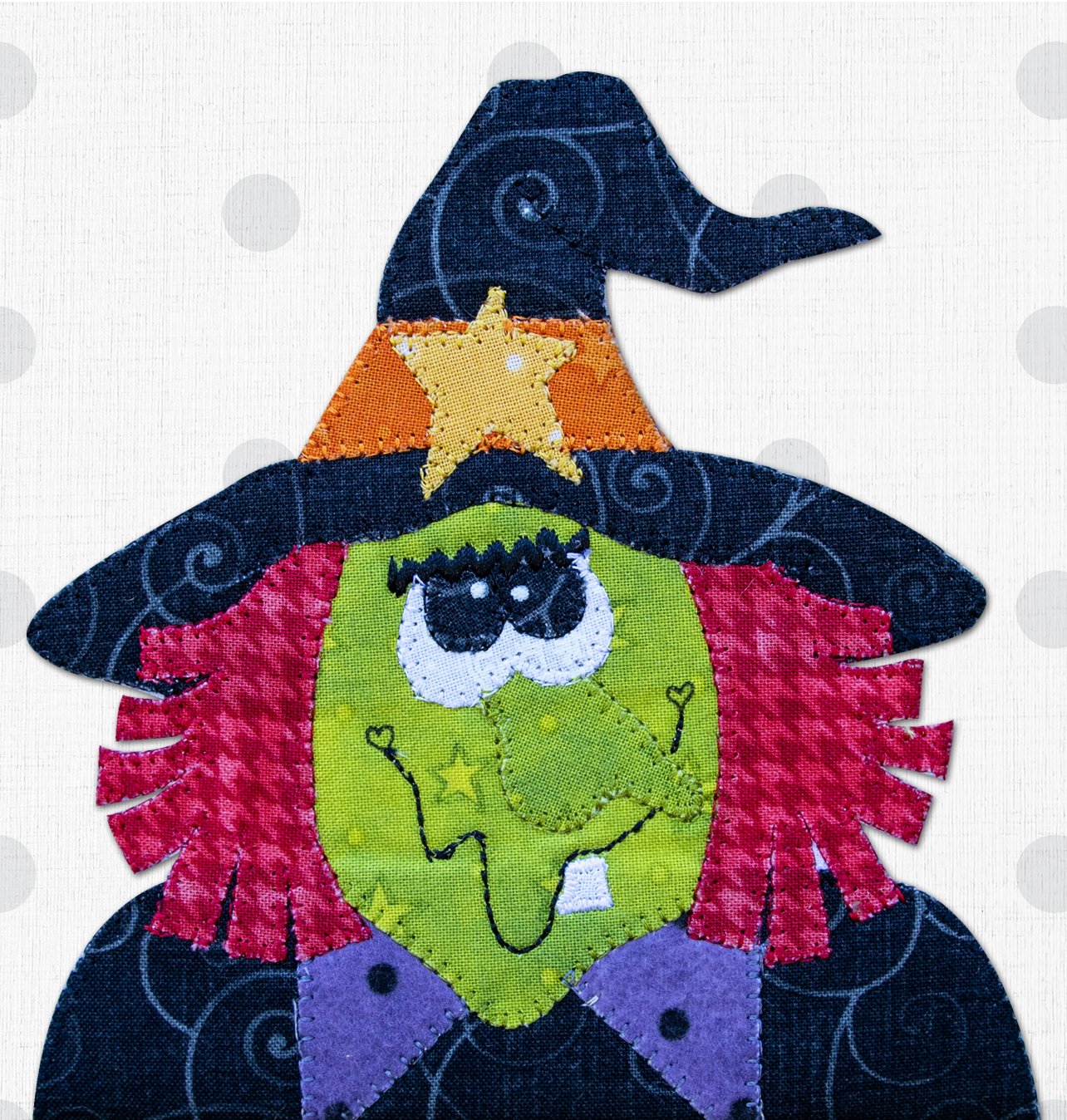 Wilma The Witch Applique