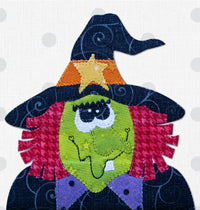 Wilma The Witch Applique