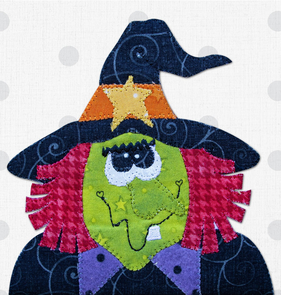 Wilma The Witch Applique