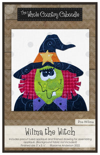 Wilma The Witch Applique