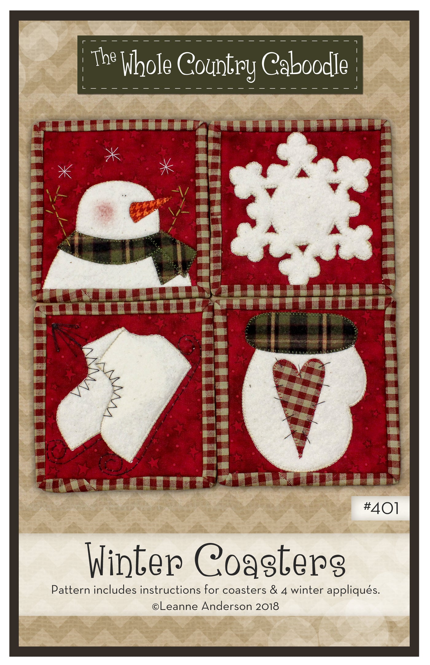 Winter Coasters Pattern