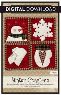 Winter Coasters Pattern