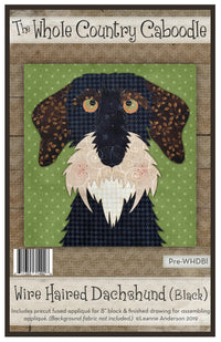 Wire Haired Dachshund Applique