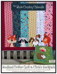 Woodland Critter Quilt & Backpack