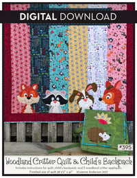 Woodland Critter Quilt & Backpack