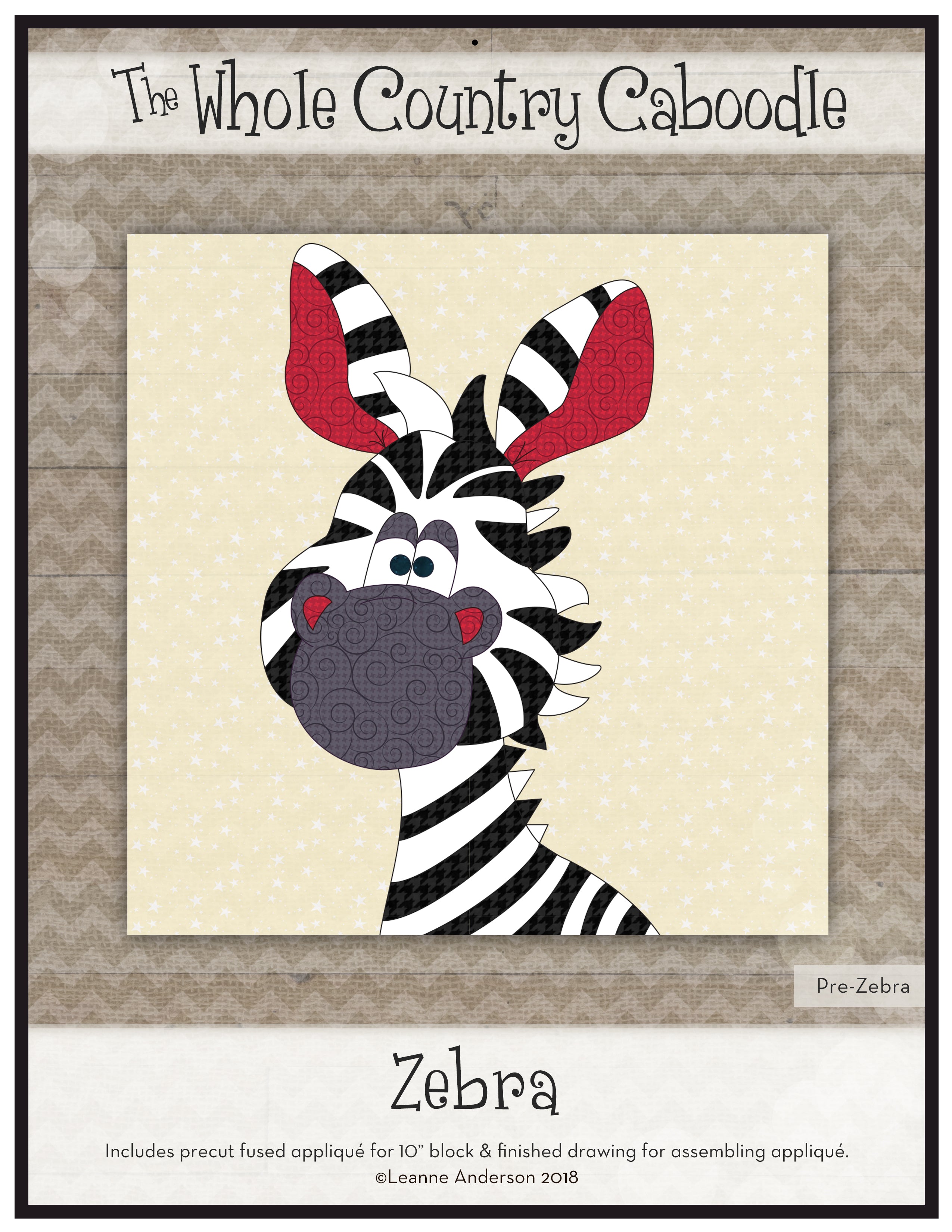Zebra Applique