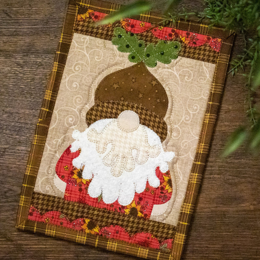 Acorn Gnome Mug Rug Kit