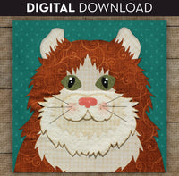 American Curl Cat Applique