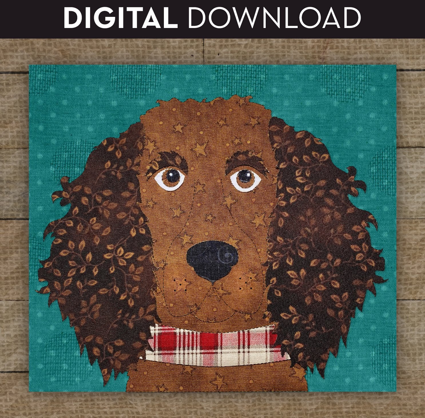 American Water Spaniel / Boykin Spaniel Applique