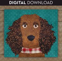 American Water Spaniel / Boykin Spaniel Applique
