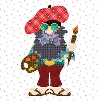 Artist Gnome Applique