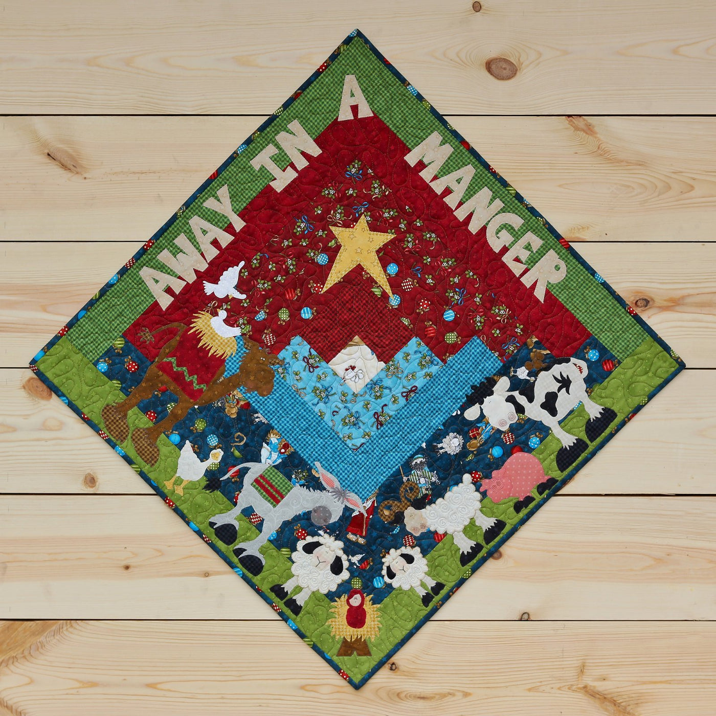 Away in a Manger Table Topper Pattern