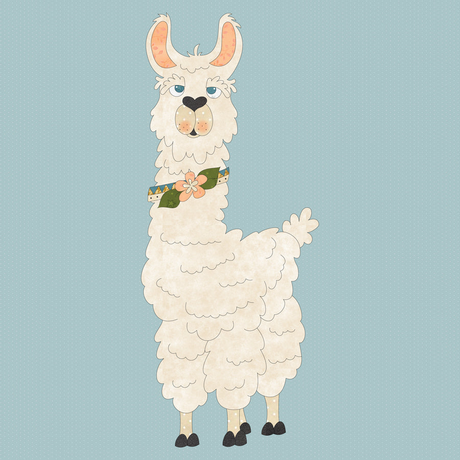 Baby Llama Applique