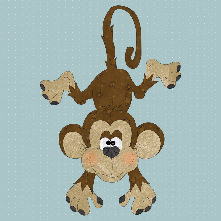 Baby Monkey Applique