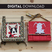 Backpack & Messenger Bag Pattern (Appliques not included)