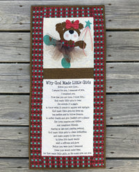 Why God Made Little Girls Panel & Pattern