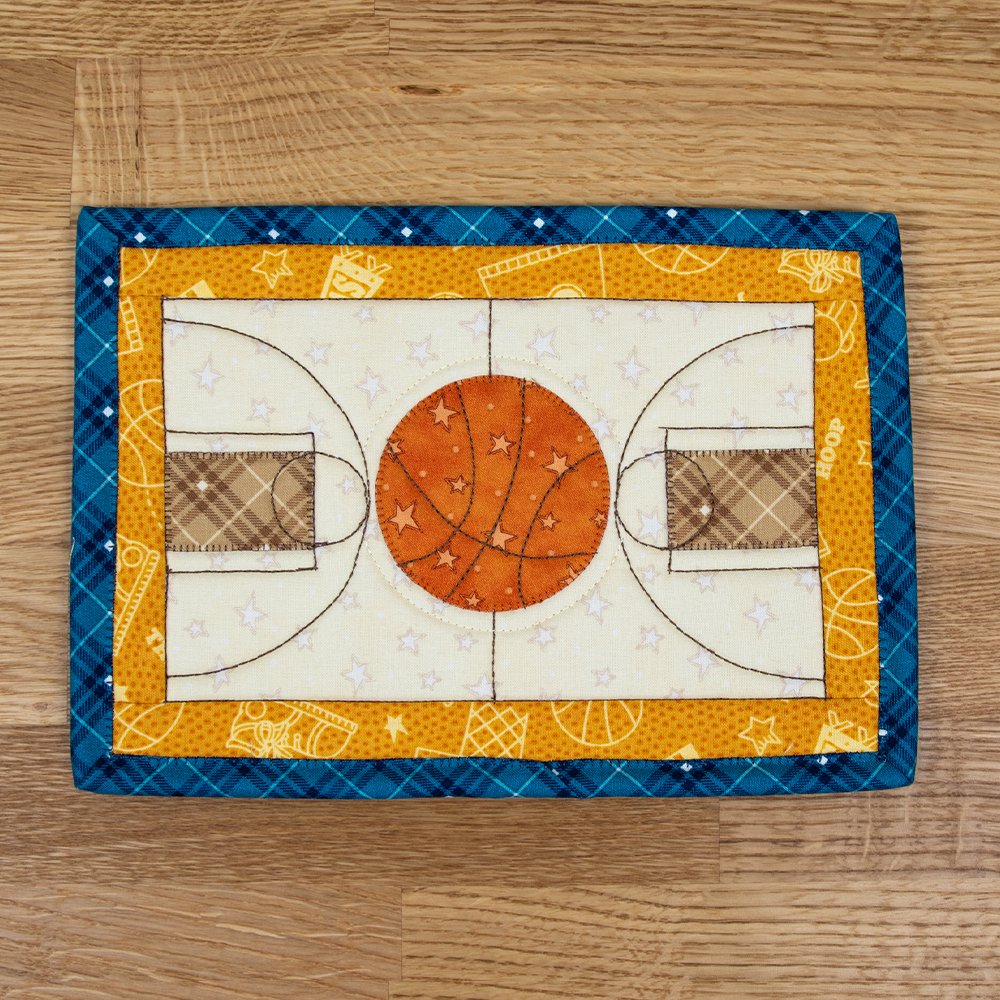 Slam Dunk Basketball Mug Rug Kit