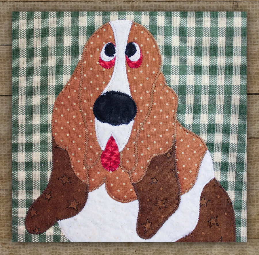 Basset Hound Applique