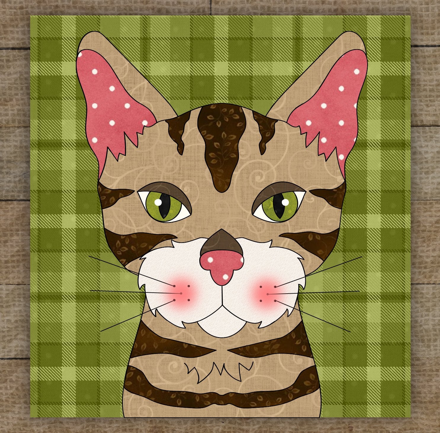Bengal Cat Applique