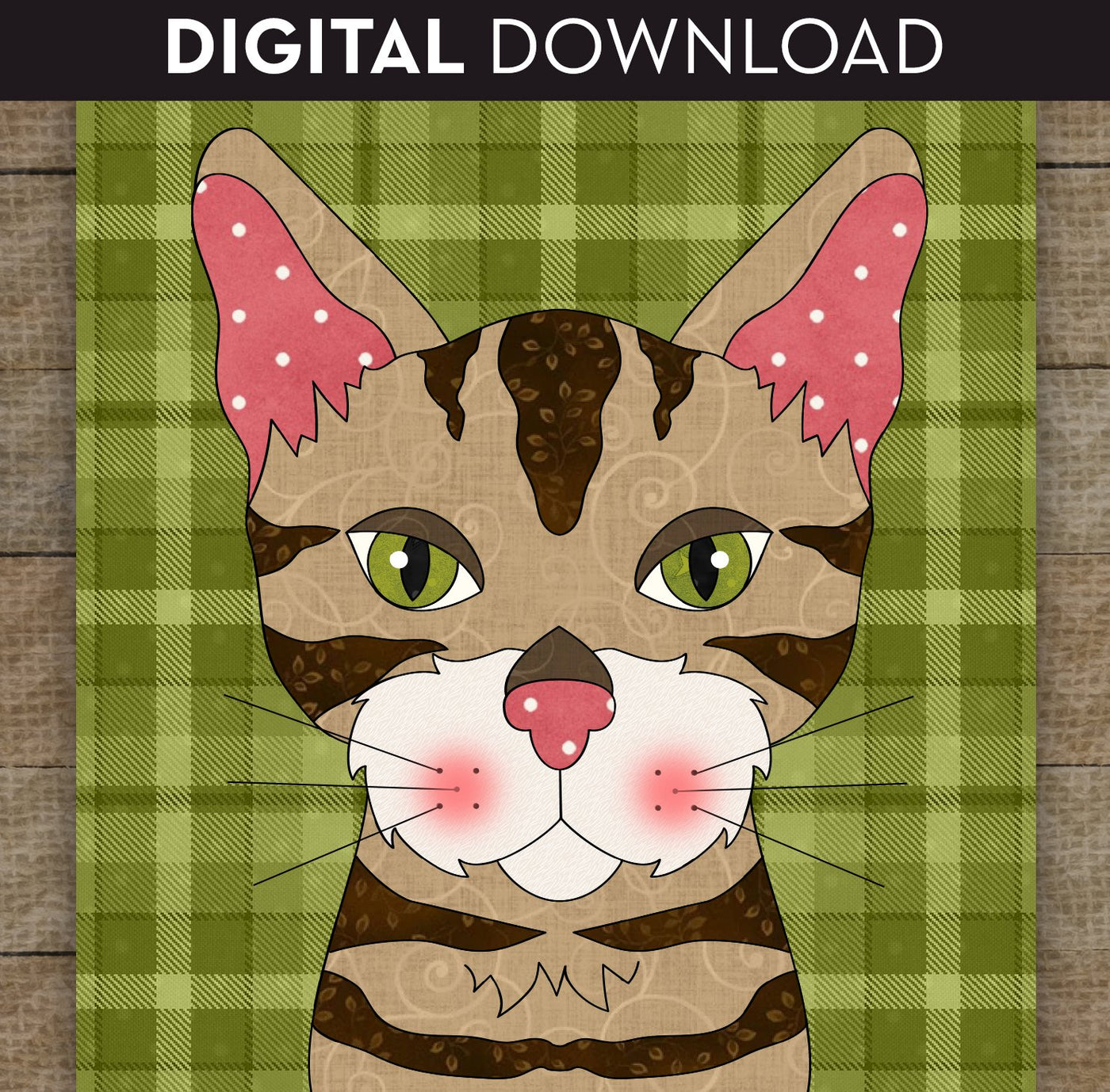 Bengal Cat Applique