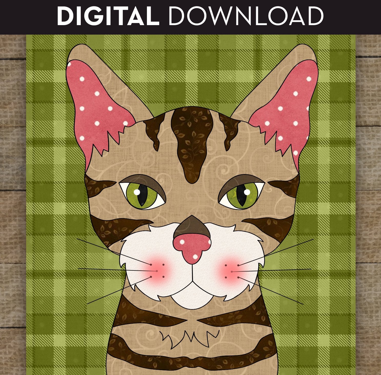 Bengal Cat Applique