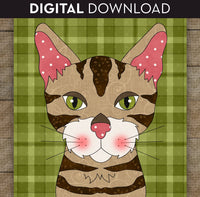 Bengal Cat Applique